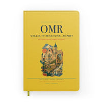 Thumbnail for Oradea International Airport (OMR) design on yellow notebook