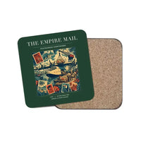 Thumbnail for The Empire Mail - Designed Coasters design on dark green 1-piece