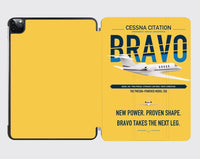 Thumbnail for Cessna Citation Bravo design on yellow ipad tablet case