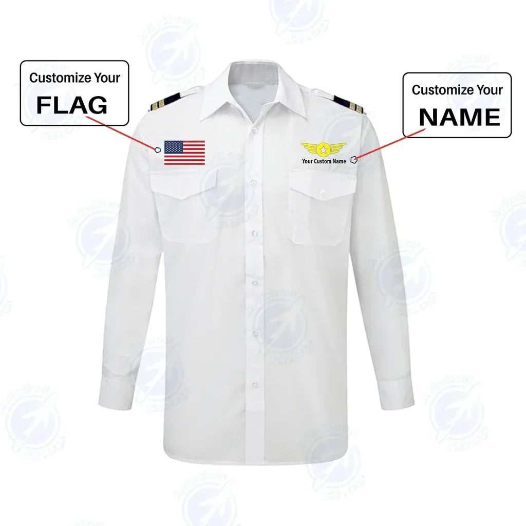 Customisable Pilot Epaulettes Shirt - view 3