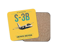 Thumbnail for S-3B Viking design on yellow 1 piece coaster