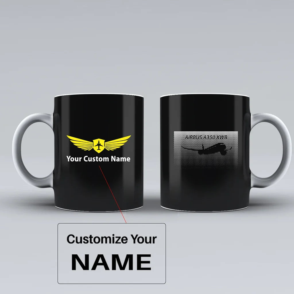 Customisable Airbus A350 Mug - view 3