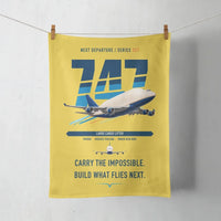 Thumbnail for Boeing 747-400 Dreamlifter design on yellow towel