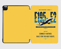 Thumbnail for Embraer E195-E2 design on yellow ipad tablet case