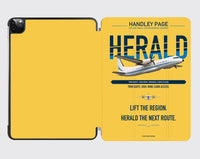 Thumbnail for Handley Page HPR.7 Dart Herald design on yellow ipad tablet case