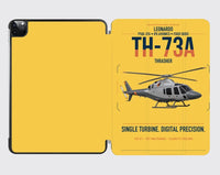 Thumbnail for Leonardo TH-73A Thrasher design on yellow ipad tablet case