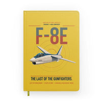 Thumbnail for F-8E Crusader design on yellow notebook