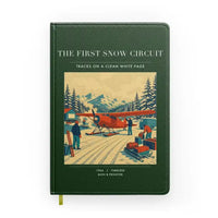 Thumbnail for VINTAGE G4480 - The First Snow Circuit - Designed Notebooks design on darkgreen
