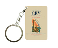 Thumbnail for Crotone Airport (CRV) design on beige key chain