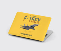 Thumbnail for F-15EX Eagle II design on yellow MacBook case