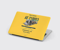 Thumbnail for AE 2100D3 design on yellow MacBook case