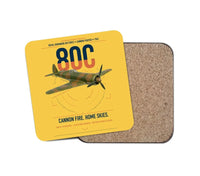 Thumbnail for IAR 80C design on yellow 1 piece coaster