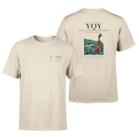 Thumbnail for Sydney–J.A. Douglas McCurdy Airport (YQY) design printed on beige double-side t-shirt