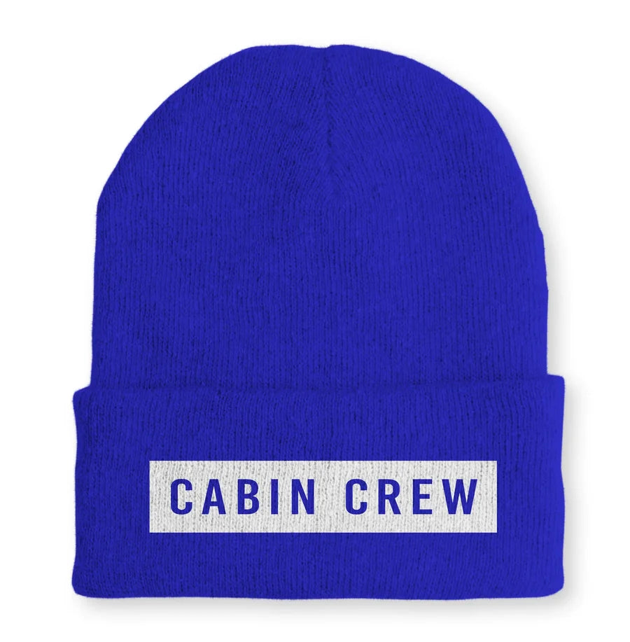 Cabin Crew Text Embroidered Beanie - view 3