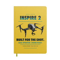 Thumbnail for DJI Inspire 2 design on yellow notebook