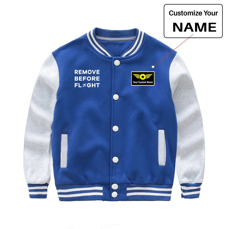 Remove Before Flight Baseball Jacket - view 4