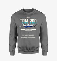 Thumbnail for Daher TBM 900 design on gray sweatshirt