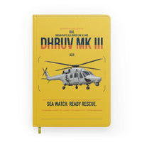 Thumbnail for HAL ALH Dhruv Mk III design on yellow notebook