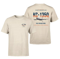 Thumbnail for KC-135Q Blackbird Tanker design on beige double-side t-shirt, double-side print