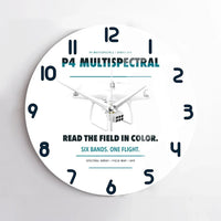 Thumbnail for DJI P4 Multispectral design on white no frame wall clock