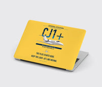 Thumbnail for Cessna Citation CJ1+ design on yellow MacBook case