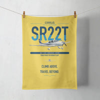 Thumbnail for Cirrus SR22T design on yellow towel