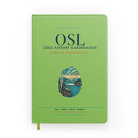 Thumbnail for Oslo Airport Gardermoen (OSL) design on light green notebook