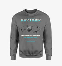 Thumbnail for DJI Mavic 3 Classic design on gray sweatshirt