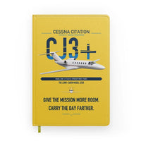 Thumbnail for Cessna Citation CJ3+ design on yellow notebook