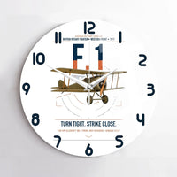 Thumbnail for Sopwith Camel F.1 design on white no frame wall clock