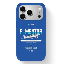 Thumbnail for Tecnam P-Mentor design on blue magsafe iphone case, for iPhone 17 Pro