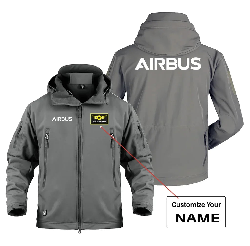 Customisable Airbus & Text Jacket - view 3