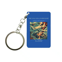Thumbnail for VINTAGE G4206 - The Volcano Overflight - Designed Key Chain design on blue
