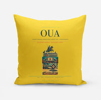 Thumbnail for Thomas Sankara International Airport (OUA) design on yellow pillow