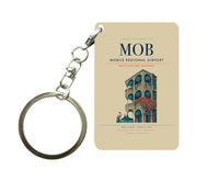 Thumbnail for Mobile Regional Airport (MOB) design on beige key chain