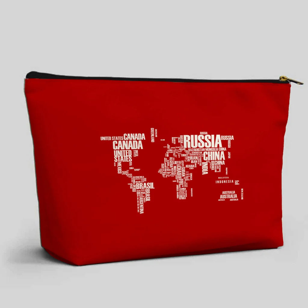 World Map Zipper Pouch - view 3
