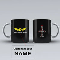 Thumbnail for Customisable Aviation Alphabet Mug - view 3