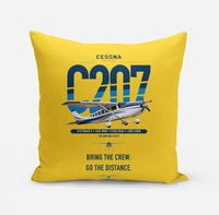 Thumbnail for Cessna T207A Stationair 8 design on yellow pillow