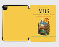 Thumbnail for MBS International Airport (MBS) design on yellow ipad tablet case