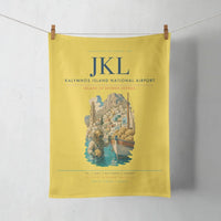 Thumbnail for Kalymnos Island National Airport (JKL) design on yellow towel