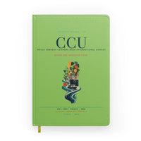 Thumbnail for Netaji Subhash Chandra Bose International Airport Kolkata (CCU) design on light green notebook