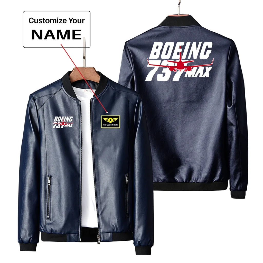 Boeing 737 Leather Jacket - view 3