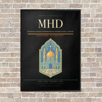 Thumbnail for Mashhad Shahid Hasheminejad International Airport MHD - Canvas Framed - Black