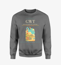 Thumbnail for Westerland Sylt Airport (GWT) design on gray sweatshirt
