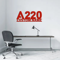 Thumbnail for Customisable Airbus A220 Metal Sign - view 3