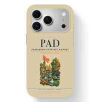 Thumbnail for Paderborn Airport (PAD) design on beige iPhone 17 Pro MagSafe case