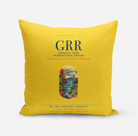 Thumbnail for Gerald R. Ford International Airport Grand Rapids (GRR) design on yellow pillow