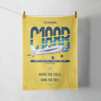 Thumbnail for Cessna A188B AgTruck design on yellow towel