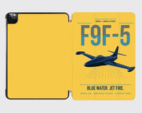 Thumbnail for F9F-5 Panther design on yellow ipad tablet case