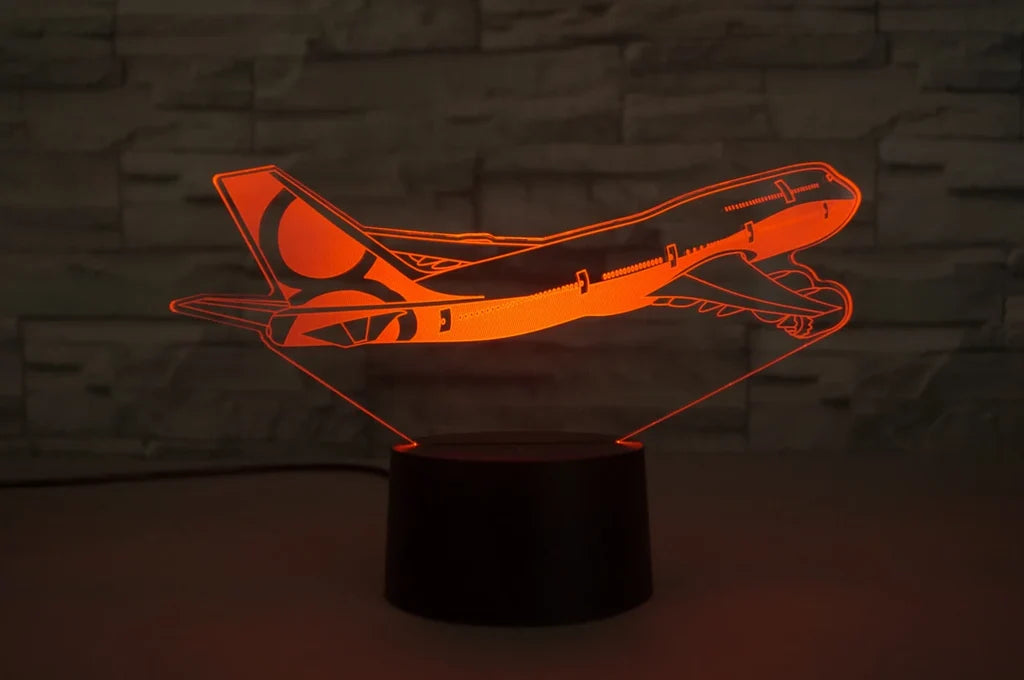 Customisable Boeing 747 3D Lamp - view 4